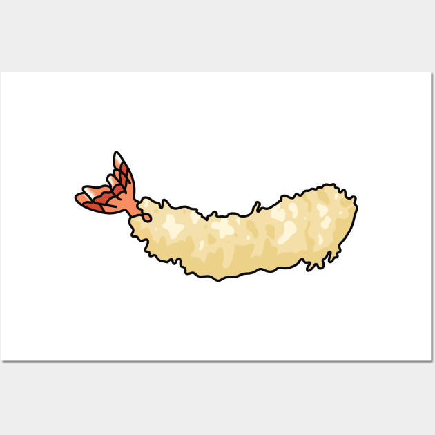 Shrimp Tempura Wall Art by Disocodesigns